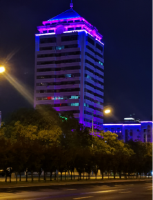 威海衞生(sheng)大廈亱(ye)景亮化